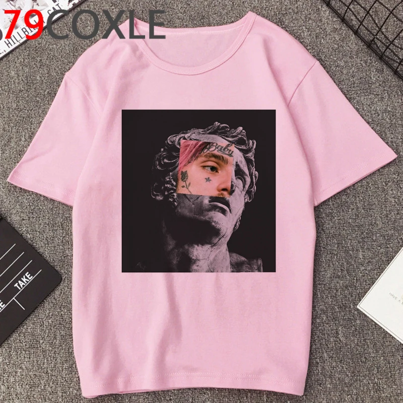 Lil открытым Harajuku в стиле хип хоп футболки для мужчин плакать детская модная