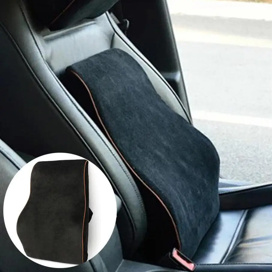 

Memory Foam Car Lumbar Back Support Cushion Home Office Auto Seats Chair Pillow Correction Car Seat Pillows Office Chair Cushion