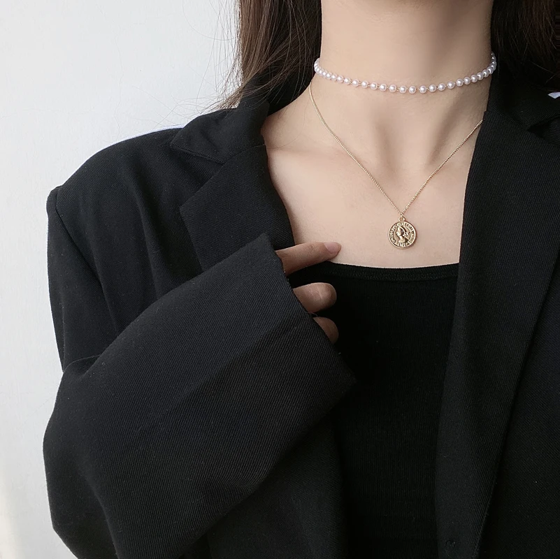 Ожерелье женское модное ожерелье в форме сердца с подвеской виде морских звезд и