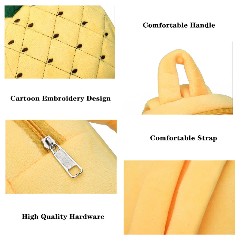 

Lovely Children's Schoolbag 1-2 Year Old Baby Backpack Plush Toy Cartoon Bag Children's Schoolbag For Early Childhood Education