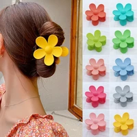sweet flower shape hair clips for women girls hair claw chic barrettes claw crab hairpins styling bohemia hair accessories gift