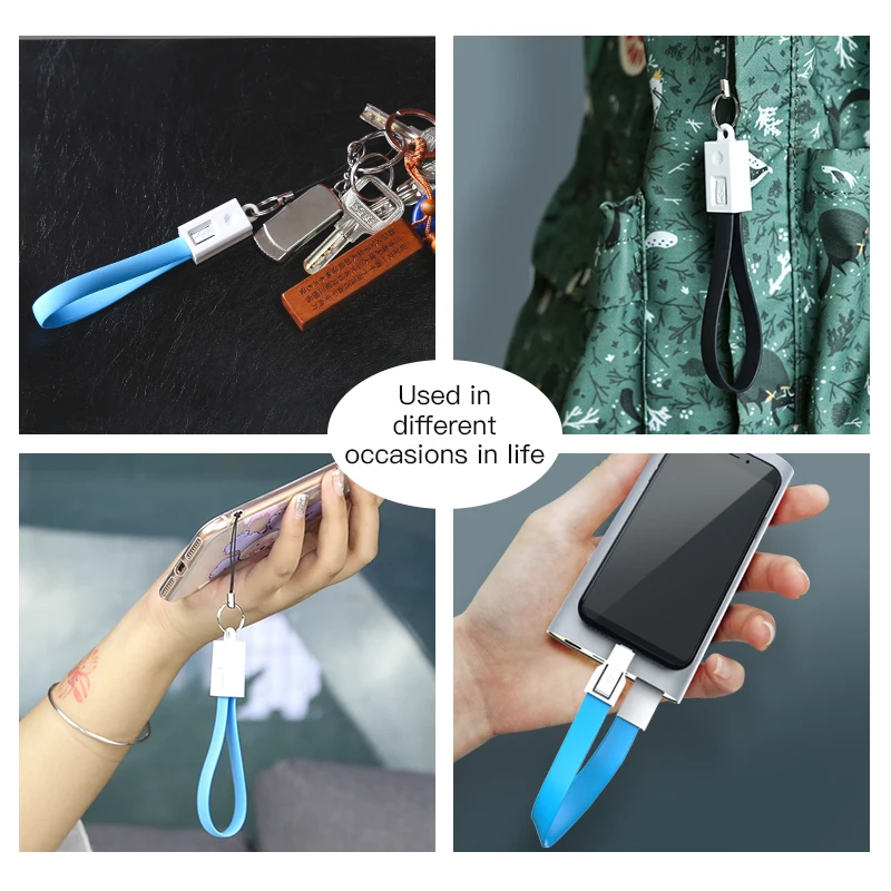 ACCEZZ внешний аккумулятор USB кабель Micro для samsung Galaxy S7 S6 Edge Xiaomi Redmi 7A короткая Быстрая зарядка данных синхронизировать мобильный телефон провод