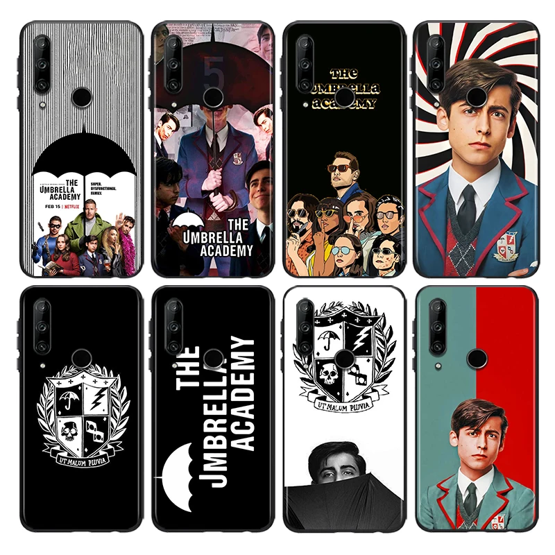

umbrella academy Silicone Cover For Huawei Honor 8S 2019 8C 8X Max 8A 2020 Prime 8 7S 7A Pro RU 7C Black Phone Case