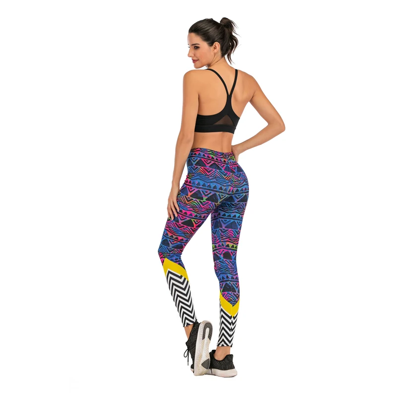 Triangle Workout Sexy Legging Anti Cellulite Elasticity Fashion Push Up Fitness Gym Leggings Women Pants Stacked Slim Legins