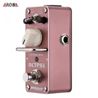 AROMA AOS-3 Octpus Polyphonic Octave педаль эффектов для электрогитары Mini Single Effect с True Bypass Guitar accessories parts