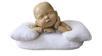 3 pcsset baby pillow newborn sleeping set bed infant photo props studio basket sofa stuff pillow for child shooting accessories