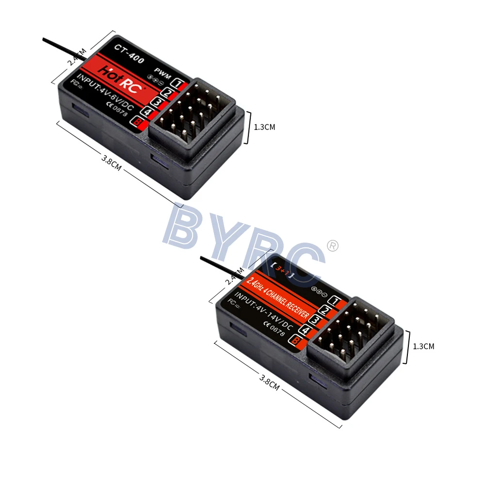 HOTRC CT-400 CT-600 HT-6A KT-6A PWM FC Полетный контроллер SBUS 2 4G приемник для FHSS радиосистемы FPV