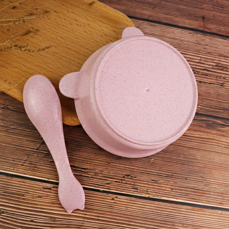 Закуски еда рисовая чаша для маленьких детей панда лапша ложка набор пищевой