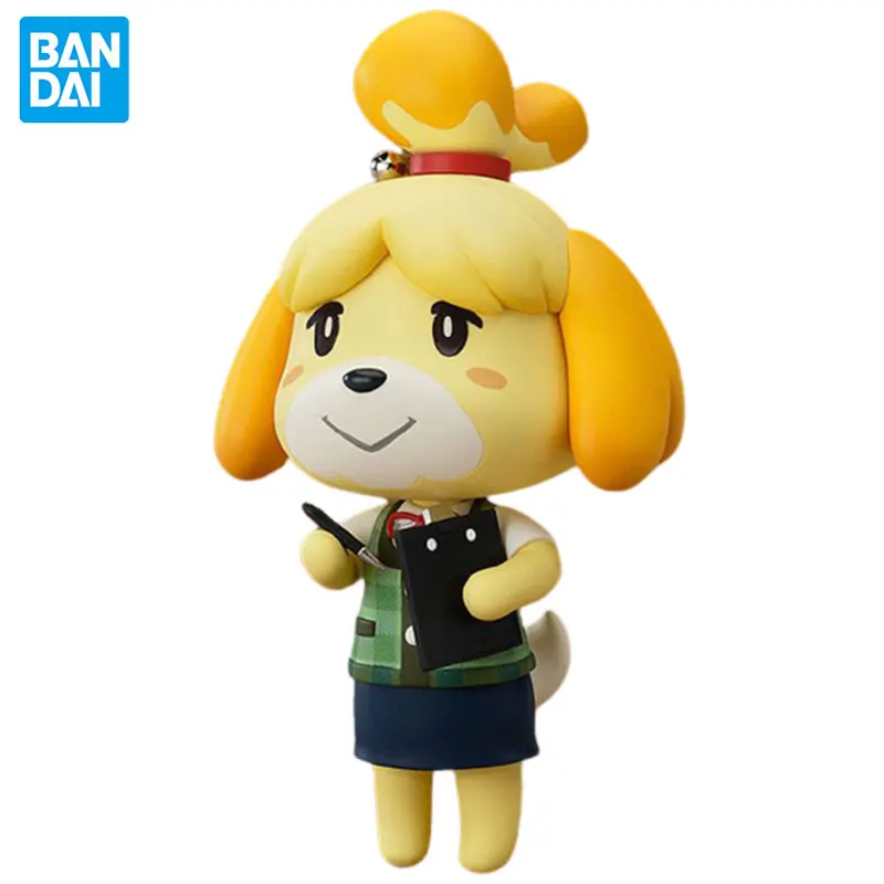 

Animal Crossing Anime Figure Original Isabelle Figures Q version Doll Toys Figurine Birthday Gifts Collectile Model Decoration