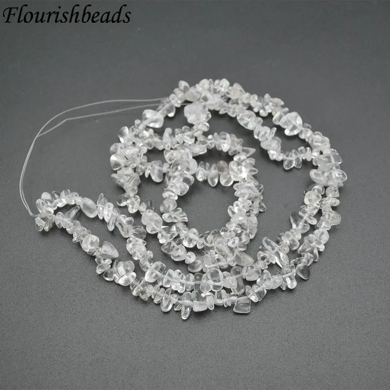 

5 ~ 8 мм натуральный прозрачный кристалл нестандартной формы Кусочки Камня, свободные бусы 1 нить