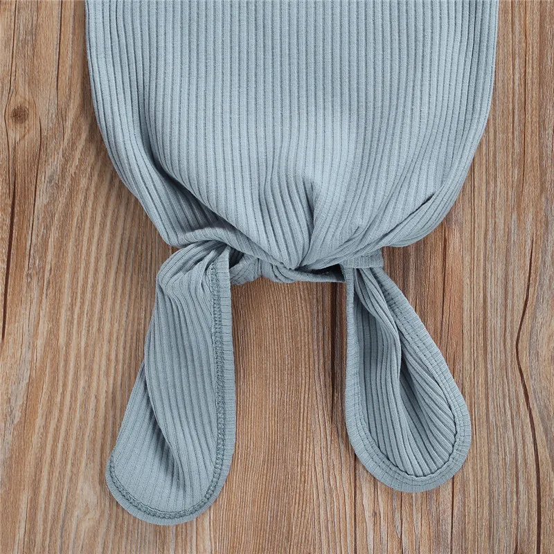 

2020 Fresh Solid Color Baby Quilt and Cap Silkworm Cocoon Type Newborn Wrap Comfort Sleeping Bag Hat Set