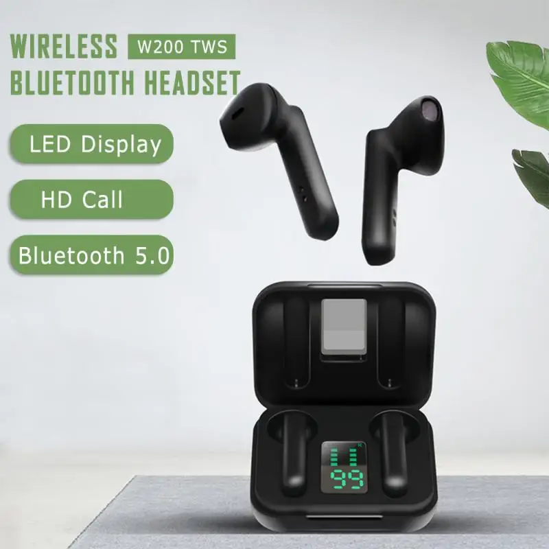 Беспроводной Bluetooth наушники Smart Touch вкладыши TWS с в ухо гимнастический спортивный