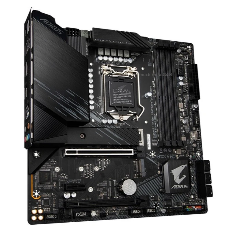 Bestellen LGA 1200 Gigabyte B560M AORUS ELITE Motherboard LGA 1200 Unterstützung 10th/11th-Gen CPU DDR4 128GB PCI-E 4,0 M.2 B560 Placa-Mãe 1200