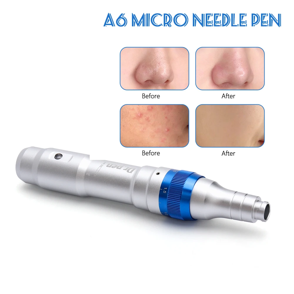 

Ultima Dr Pen A6 Auto Micro Needle Derma Pen Facial Scar Acne Wrinkle Removal MicroRolling Derma Stamp Therapy Beauty Skin Care