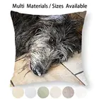 Шотландская Подушка Deerhound, чехол, наволочка из хлопка и льна, шотландская Подушка с изображением персонажей мультфильмов, креативный тренд