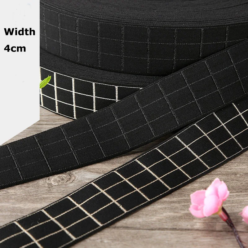 

High Elastic Jacquard Webbing Tape Underwear Stretch Shoulder Ribbon Trouser Waistband Ribbon DIY Decoration Webbing Accessories