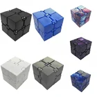 Игрушка-антистресс Infinity Cube, фиджет-пазл для офиса с откидной крышкой, игрушки для снятия стресса, детская игрушка для расслабления при аутизме для взрослых