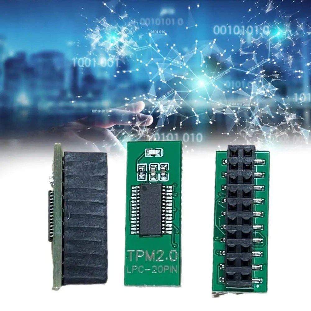 1 шт. зеленая 20pin Lpc специальная плата Tpm 2 0 Версия шифрования модуль безопасности