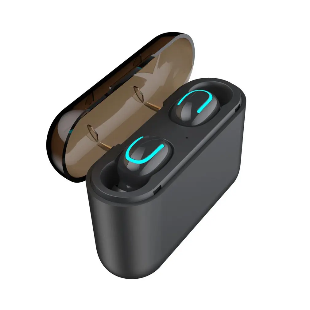 Новые мини TWS V5.0 Bluetooth наушники 5D истинный беспроводной стерео глубокий бас звук с двойной гарнитурой HIFI беспроводные наушники банк