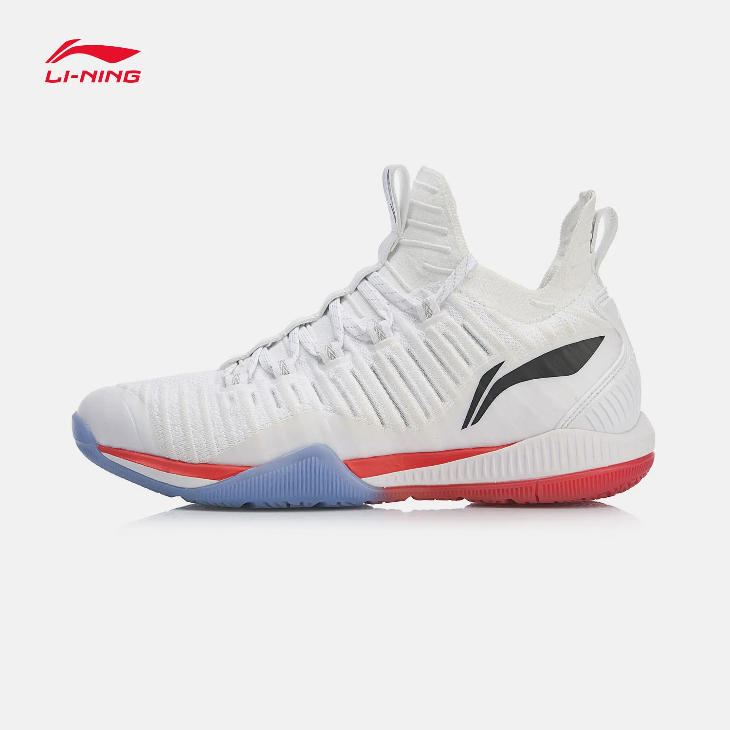 Мужские кроссовки для бадминтона Li Ning AYZP005 SJFM19 прохладная Акулья LI-NING амортизация