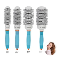 ceramic ion professional salon hair brush hair styling hairbrush comb hairdressing comb round curly hair styling rollers tools