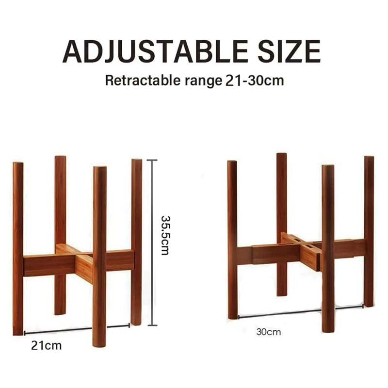 Фотоподставка 8-12 дюймов Бамбуковая деревянная подставка для цветов современный