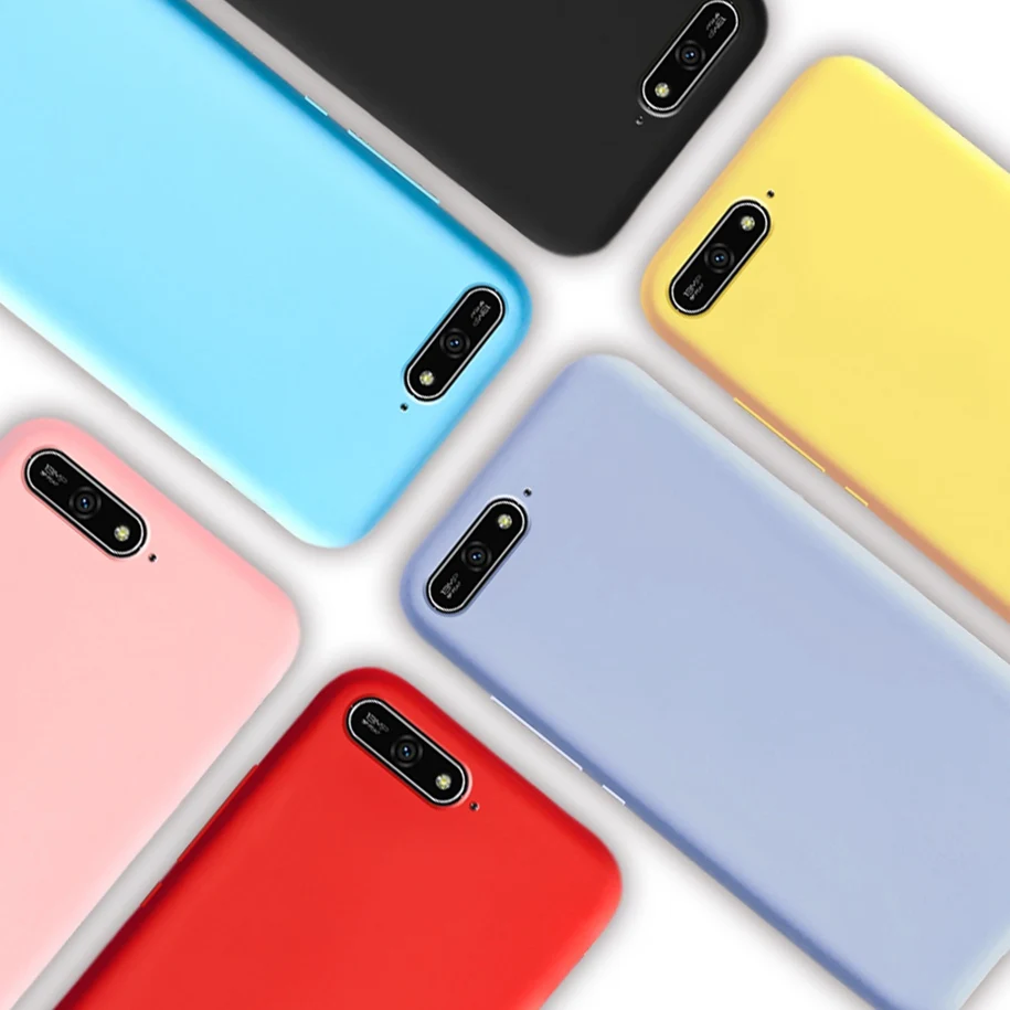 Чехол из ТПУ карамельного цвета Honor 7A для Huawei Pro DUA-L22 AUM-L29 силиконовый чехол Y6 2018