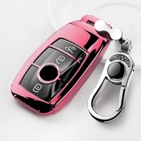 new soft tpu car remote key case cover shell keychain holder keychian for mercedes benz w213 e200 e260 e300 e320 s320l s350 s450