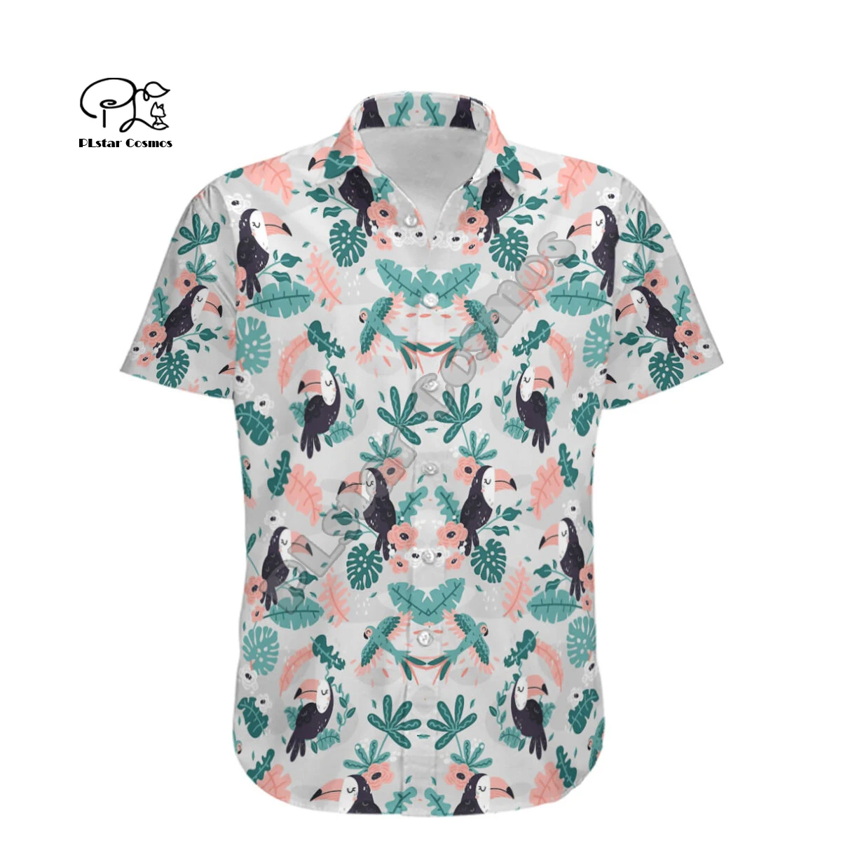 

PLstar Cosmos 3DPrint Animal Funny Flower Art Beach NewFashion Hawaiian Shirts Summer Unisex Casual Short Sleeves Streetwear C-1