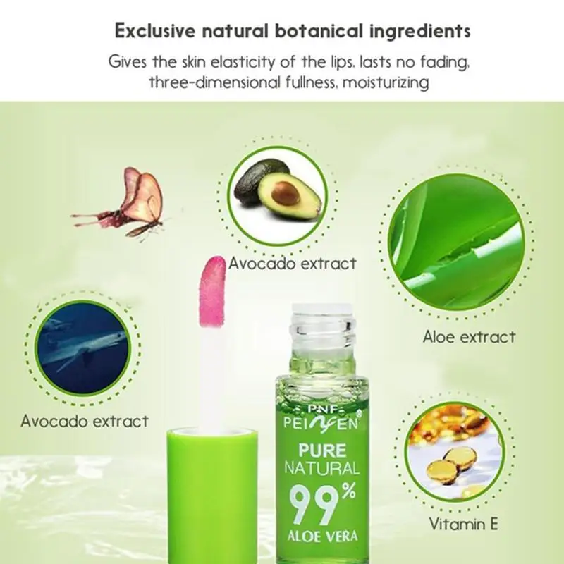 Aloe Color Changing Lipstick Lip Tint Long Lasting Waterproof Moisturizing Nourish Gloss Changeable |