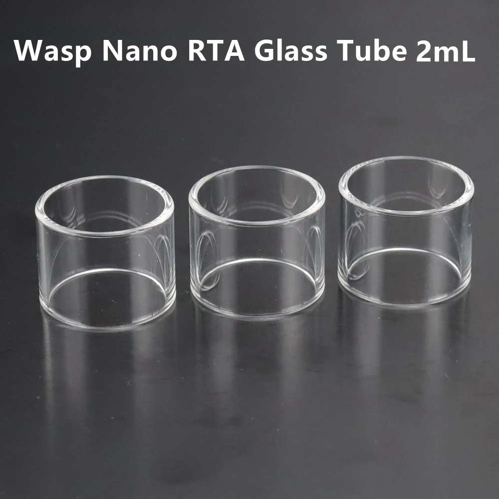 Wasp Nano RTA /RDA 2 мл Прозрачный пузырьковый стеклянный мертвой кролик V2 распылитель с