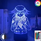 Подставка для модели Danganronpa Dangan Ronpa, держатель для пластин, светодиодный ночсветильник Kokichi Oma Mioda Ibuki Nagito Komaeda, акриловая фигурная лампа, игрушка