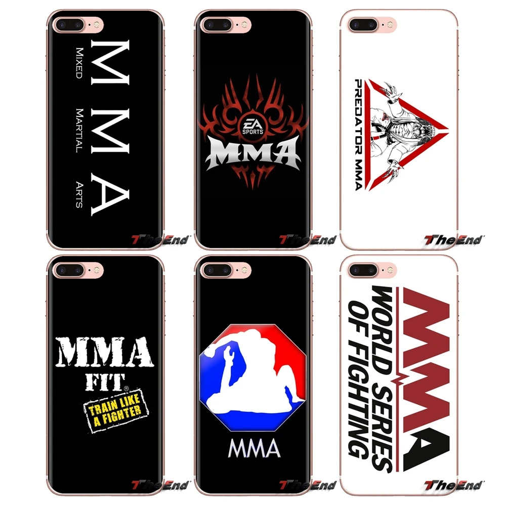 The MMA logo mixed martial For Huawei Honor 7X V10 6C V9 6A Play 9 Mate 10 Pro Y7 Y5 P8 P10 Lite Plus GR5 2017 Soft Shell Covers |