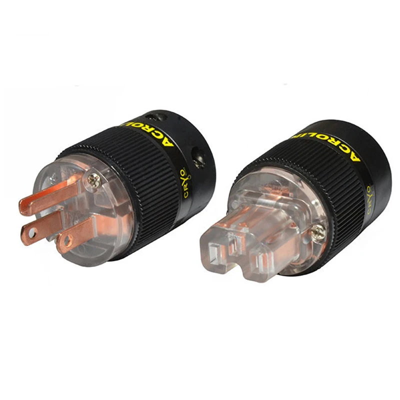 Пара Acrolink FP-10/FC-10 разъемы питания для аудио адаптер розетка IEC вилка C15