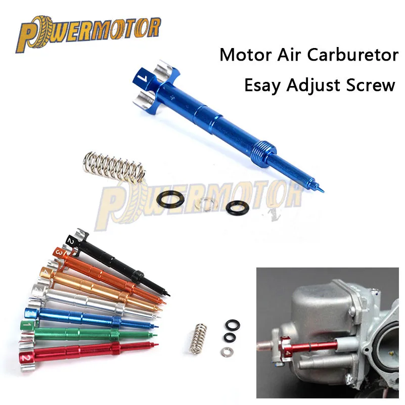 Топливный винт с ЧПУ легко Регулируемый воздушный топливный для мотоциклов