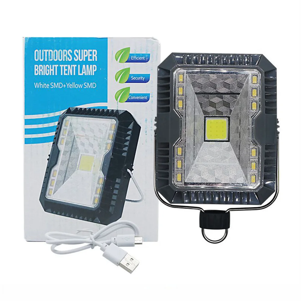

Portable LED Camping Lights 3 Mode Outdoor Tent Camping Lantern Solar Flashlights Lamp USB Rechargeable Portable Hanging Lamps