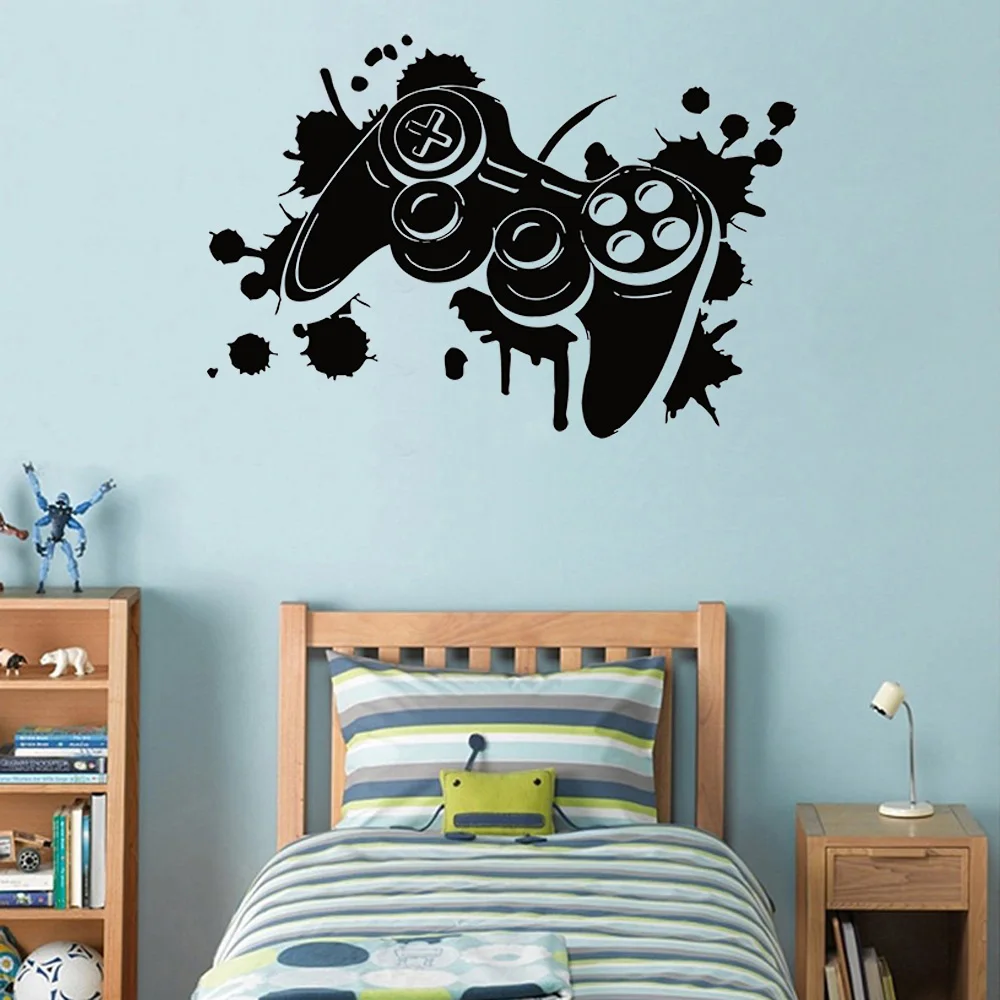 Настенный игровой стикер наклейка выберите свое оружие геймер Цитата контроллер