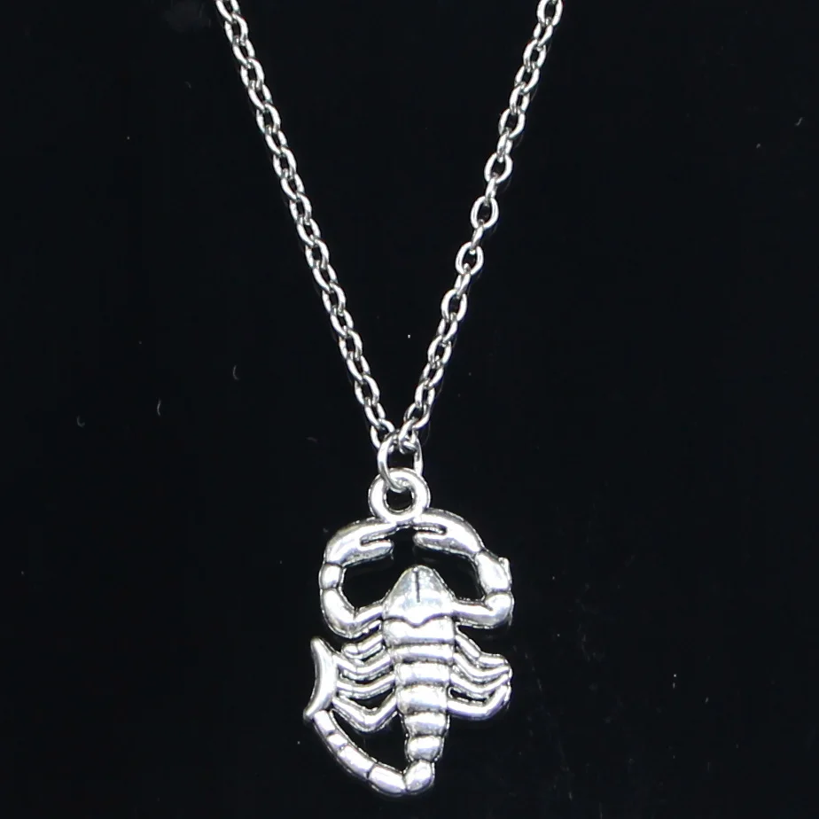 20 шт. Новое модное ожерелье 26x15 мм Подвески с скорпионами Короткие Длинные