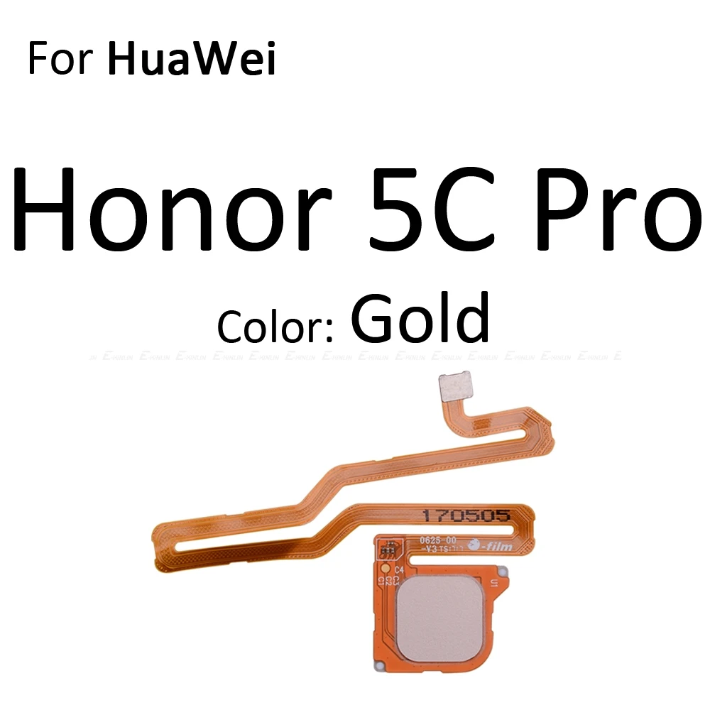 Датчик отпечатков пальцев Кнопка Домой для Huawei Honor 6C 6A 6X 5C Pro GR5 сенсорный ID Кнопка возврата меню разъем гибкий кабель лента