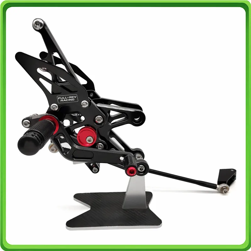 CNC Регулируемые задние комплекты подставка для ног педали Yamaha R1 07 08 YZF 2007 2008