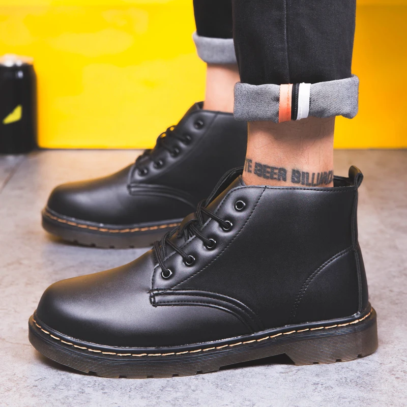 

Men Leisure Shoes Mens Casual Shoes Slip On Boots Men Leather Men's Hot Sale Zapatos Informales De Hombre Sneakers For