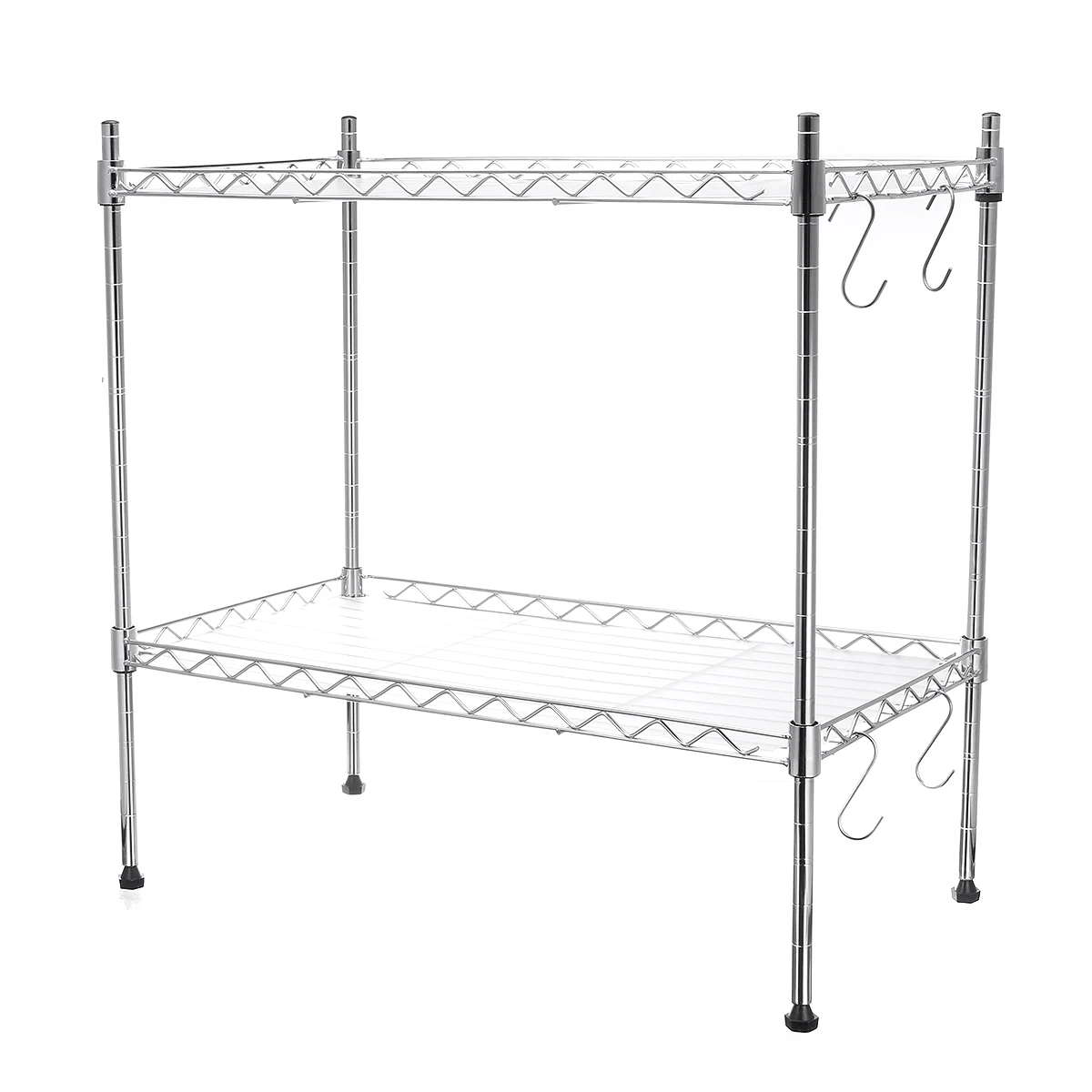 Органайзер кухонная полка для микроволновой печи металлическая