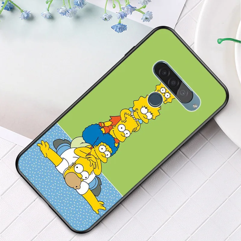 Чехол Cool The Simpsons для Google Pixel 6 Pro 5 5A 4 4A XL чехол LG Q60 V60 V50 V50S V40 V35 V30 черный мягкий