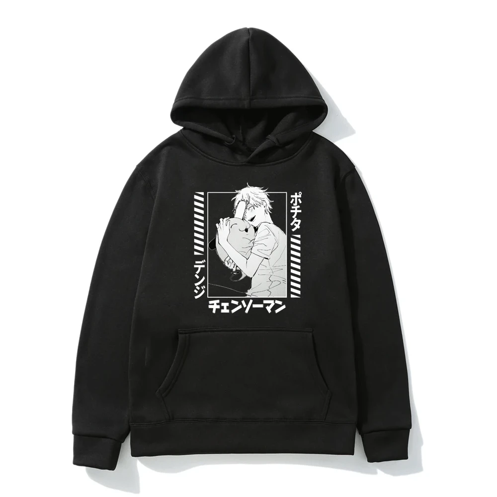 

Худи мужское/женское с длинным рукавом и капюшоном в стиле аниме