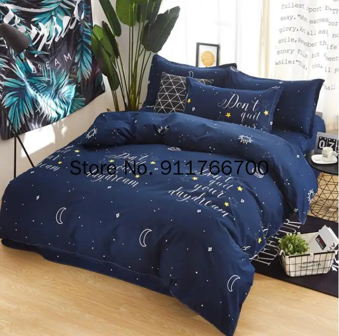 Черно белые простыни и наволочки в клетку с сердечками для взрослых детей