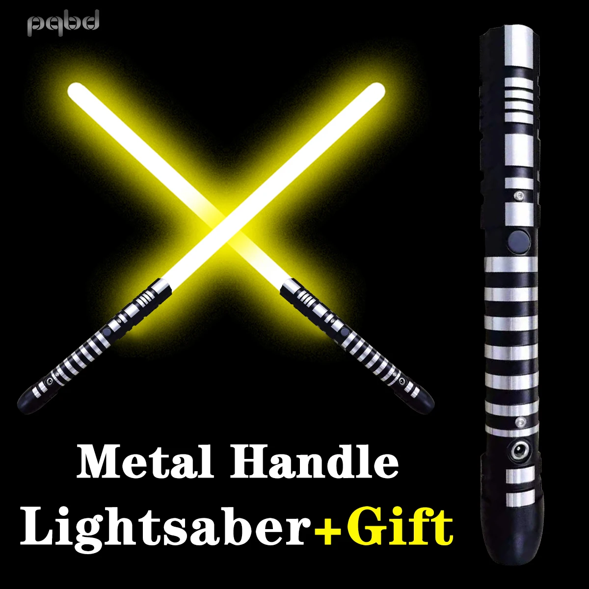 

pqbd Lightsaber Single Color Metal Handle Sword Personalized Saber LED Force Light Children's Toy Cosplay Gifts