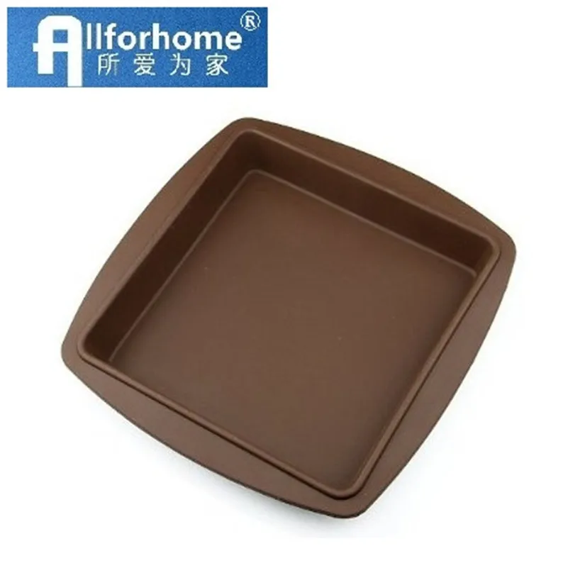 8 дюймов квадратная силиконовая форма для выпечки тортов хлеба булочек пиццы