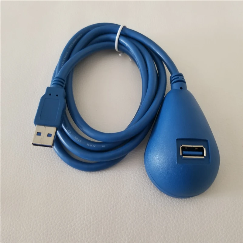 

PC Desktop Base Dock Holder 1.5m USB 3.0 Male to Female M/F Extension Data Sync Power Charge Cable Cord