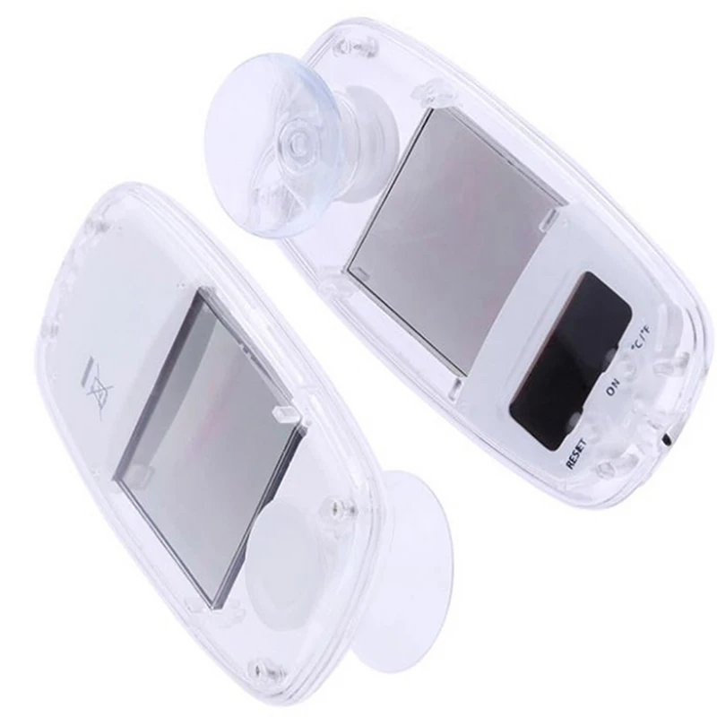 Solar Thermometer Meter Electric Suction Cup LCD Digital Display Greenhouse Garden Wall Window Power Indoor |