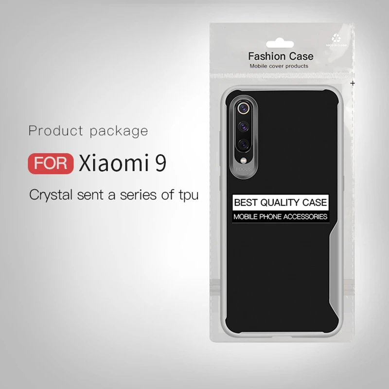 Противоударный чехол для телефона Xiaomi A3 Note 10 9 Pro 8 Lite Redmi 9S 8T 7 6 9T 8A 7A прозрачная